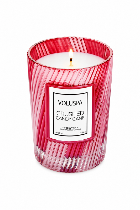 CRUSHED CANDY CANE CLASSIC CANDLE