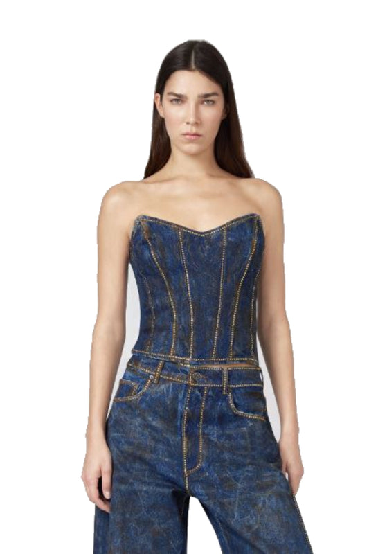 DENIM TROUSERS
