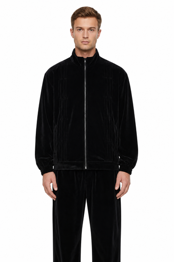 PLEAT DETAILED TRACK TOP