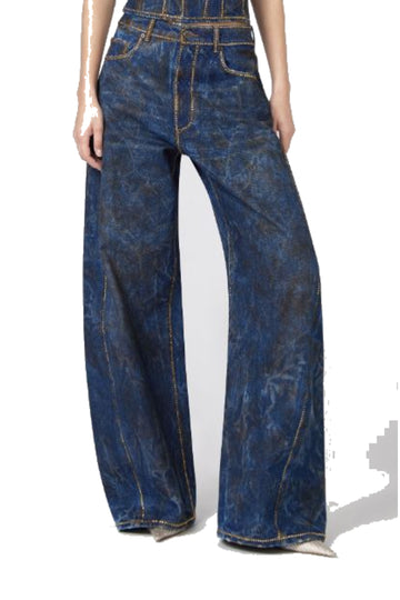 DENIM TROUSERS