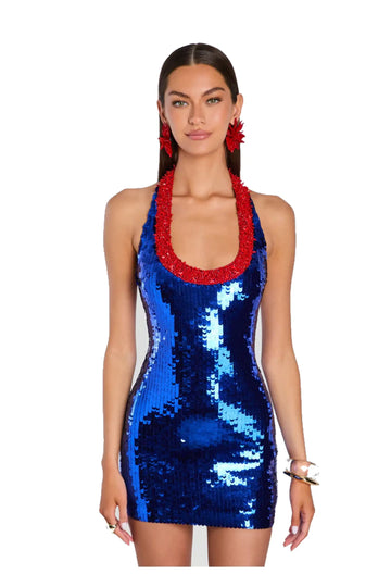LUNEXA EMBROIDERED DRESS