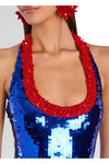 LUNEXA EMBROIDERED DRESS