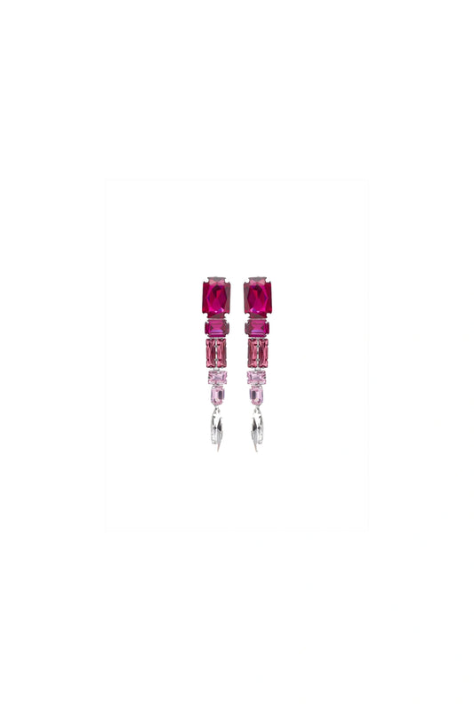 ACCESSORY OMBRE CRYSTAL DROP EARRINGS