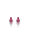 OMBRE CRYSTAL CHANDELIER EARRINGS