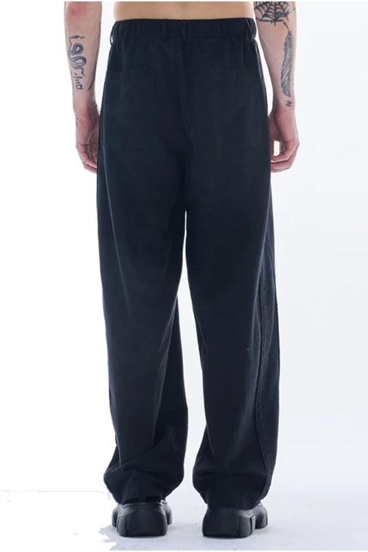 COTTON LINEN BAGGE PANTS