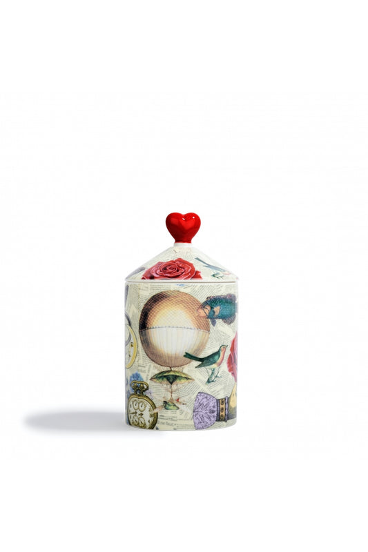 ROSE ROUGE BOUGIE