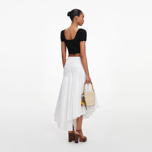 CROCHET KNIT CROP TOP