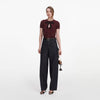 POINTELLE KNIT TOP