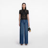 LACE TIE NECK TOP