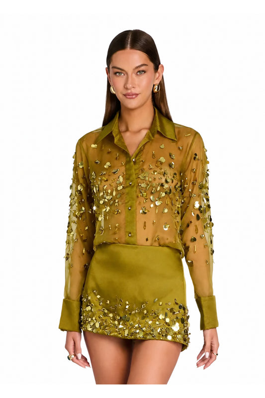 QUILLY EMBROIDERED BLOUSE