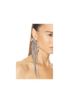 LONG MESSY CHAIN EARRINGS
