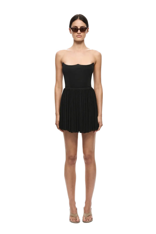 DRY JERSEY GARTHERED MIDI SKIRT