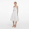 LACE TRIM MIDI DRESS