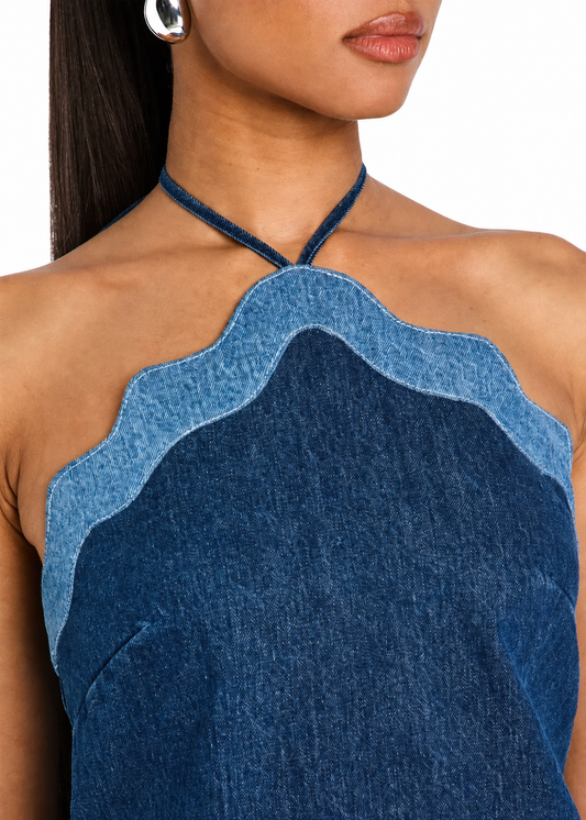TASIA DENIM DRESS