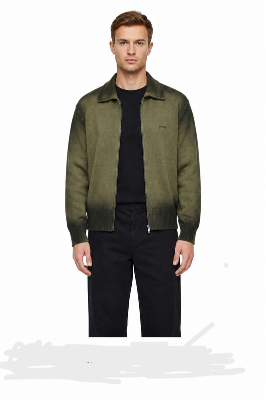 ZIP UP CARDIGAN