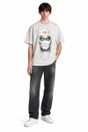 T-SHIRT MASK RACING PRINT